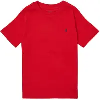Ralph Lauren per ragazzo. 322832904038 Maglietta in jersey di cotone rosso (5años= 117/123cm), Nero, Casual, Manica corta, moda per bam