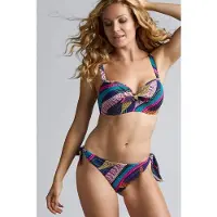 Marlies Dekkers Lotus Dark Blue And Purple Tanga Taglia: XL | Bikini Outlet | Donna | Blu