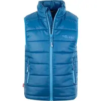 TROLLKIDS Kids Trondheim Vest Gilet sintetico Bambini (92, blu)