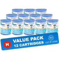 Intex VALUE PACK 12 pezzi di cartuccia filtrante tipo H