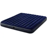 Intex Materasso gonfiabile matrimoniale 203x183 cm, rivestito in velluto, marca , modello 64755