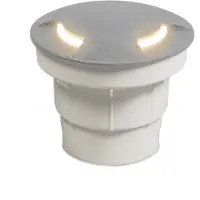 Fumagalli 1891 Lampada da incasso a pavimento Ceci 120-3L grigia CCT