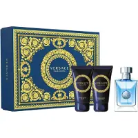 Versace Uomo 50 ml Cofanetto EDT, Dopobarba e Shampoo — Eau de Toilette