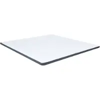 vidaXL Coprimaterasso per letto a molle insacchettate 200 x 200 x 5 cm