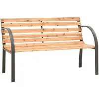 vidaXL Panchina da giardino per bambini 81 cm in legno di abete cinese