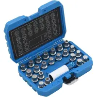vidaXL Set di attrezzi per la rimozione del bloccaggio del cerchio da 23 pezzi per VAG