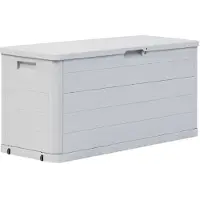 vidaXL Contenitore da giardino 280 L grigio chiaro