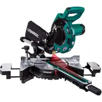 Vonroc Troncatrice Radiale per Legno 2000W - 216mm | Con laser e luci LED