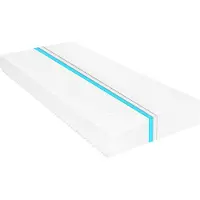 vidaXL materasso 160 x 200 cm 7 zone SchiumaPoliuretano16 cm H2 H3