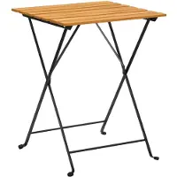 vidaXL Tavolo da bistrot 55x54x71 cm in legno massiccio di acacia