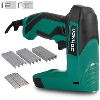 Vonroc Graffatrice chiodatrice elettrica. Incl. 900 graffe e 300 chiodi