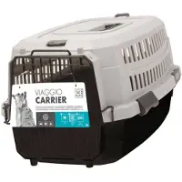 M PETS M-PETS Viaggio Carrier M - 68x47.6x45cm - Black and Gray - For Dogs