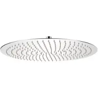 vidaXL Doccia a pioggia in acciaio inox 50 cm rotonda
