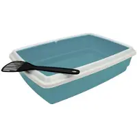 Agrobiothers Litter box with rim 54 x 40 x 14 cm + Scoop - For cats