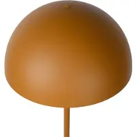 Lucide Piantana Siemon di acciaio, Ø 35 cm, giallo ocra