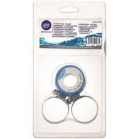 Gre Collare in acciaio inox Ø 35-50m + rullo in teflon