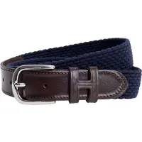 Hackett London per uomo. HM413225 Cintura in pelle da paracadute della Marina Militare (S), Casual, Poliestere, Navy