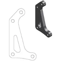 Moto-Master Staffa Di Riposizionamento Della Pinza Del Freno Supermoto Racing 320 Mm Honda 211069