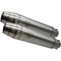 Gpr Exhaust Systems Silenziatore Omologato Deeptone Inox Cafè Racer Silencer Without Link Pipe Gpz 500 88-03