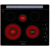 Vitrokitchen Piano Cottura In Vetroceramica 201tgba 3 Fuochi