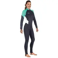 Mares Muta In Neoprene A Maniche Lunghe Con Cerniera Anteriore Da Donna Trilastic 1 Mm