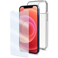 Celly Protettore Schermo In Vetro Temperato Custodia Posteriore Antibatterica Per Iphone 12 Mini E