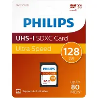 Philips Scheda Di Memoria Sdxc Classe 10 Uhs-i U1 128gb