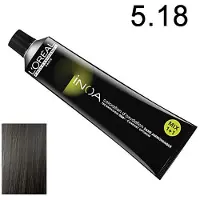 L'Oréal Tintura per capelli Inoa 60ml 5.18 Castano chiaro cenere moka