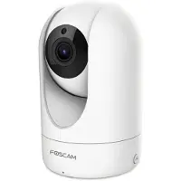 Foscam R4M, telecamera di sicurezza IP, per interni, wireless, CE, FCC, da tavolo/da banco, bianca