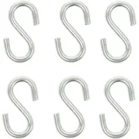 Proplus Gancio a S Ø6mm 5,8x2,7cm 6 pezzi in blister