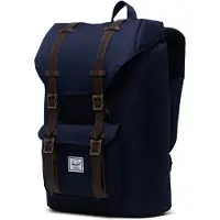 Herschel Zaino Uomo Little America Mid Volume Peacoat/chicory Coffee
