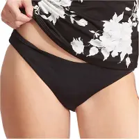 Seafolly Women's Collective Hipster Pant Parte inferiore bikini Donna (44, nero)