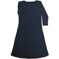 Joha Women's Dress 100% Wool Abito Donna (M, blu)