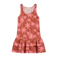 Shiwi Girls Samoa Dress Vacation Palm Spice Route Brown Taglia: 176 | Vestiti Outlet | Unisex | Marrone