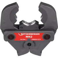 Rothenberger Ganasce / pinze di pressatura - M - profilo, misura M 42 a 3 maglie 1000001273