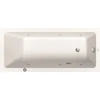 Duravit No.1 baignoire pour WC encastrée, rectangulaire, 1500x700mm, Jet Protect,1 pente de dossier, blanc, 760487000JP1000, 760487000JP1000