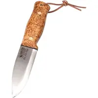 Casström Lars Fält Knife coltello bushcraft Curly Birch, Sleipner, per destri