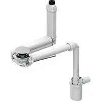 Geberit ONE WT - Raccordo salvaspazio Clou con leva, sifone d32 e guarnizione in Vetroceramica, 1 pz.