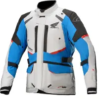Alpinestars Giacca Honda Andes V3 Drystar Ice Gray Blue Bright Red