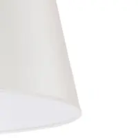 Duolla Paralume Cone altezza 25,5 cm, chintz ecru/bianco