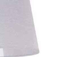 Duolla Paralume Classic L per lampade da terra, bianco/trasparente