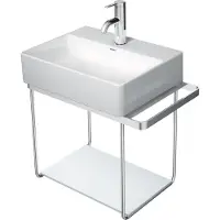 Duravit DuraSquare insert en verre 420x264 mm, pour console métallique 003109/003110, 0099668300, 0099668300