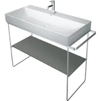 Duravit DuraSquare plateau en verre 97x38cm pour consoles métalliques 003103/003104, 0099658700, 0099658700