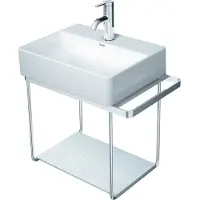 Duravit DuraSquare console en métal 51,6x33,3cm, pour lavabo 073245, suspendue au mur, 0031101000, 0031101000