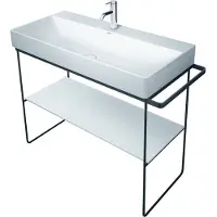 Duravit DuraSquare plateau en verre 97x38cm pour consoles métalliques 003103/003104, 0099658200, 0099658200