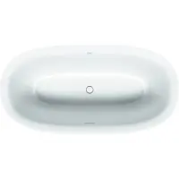 Duravit Baignoire en pose libre White Tulip Ovale , 2 pentes de dos, revêtement acrylique sans soudure, 1600x800mm, blanc, 700468000000000, 700468000000000