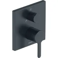 Duravit C.1 Mitigeur monocommandé encastré pour baignoire, rosace carrée, avec inverseur, C15210011046, C15210011046