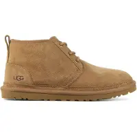 Ugg per uomo. 3236 Stivaletti in pelle Neumel marrone (45), Basso, Stringhe, Casual