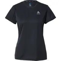Odlo Women's Essential Flyer T-Shirt Crew Neck S/S Maglia da corsa Donna (L, nero)