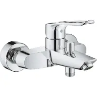 GROHE Robinetterie de baignoire Eurosmart de , montage en saillie, poignée ouverte, saillie 188mm, 25241003, 25241003
